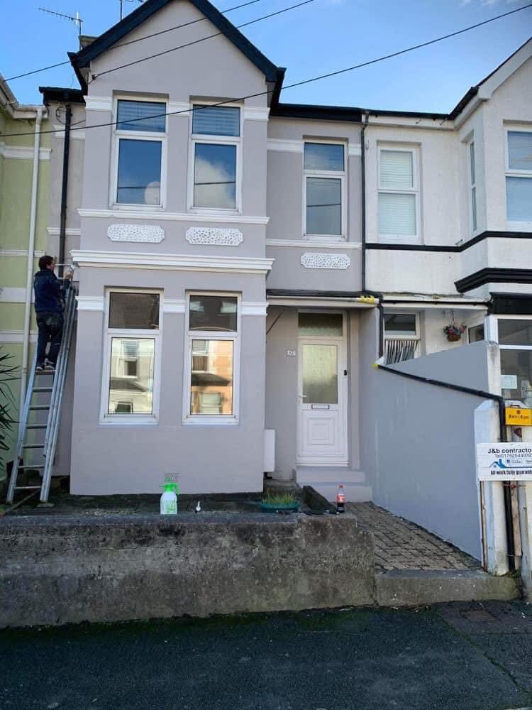 Completed roof replacement project in St Columb Major