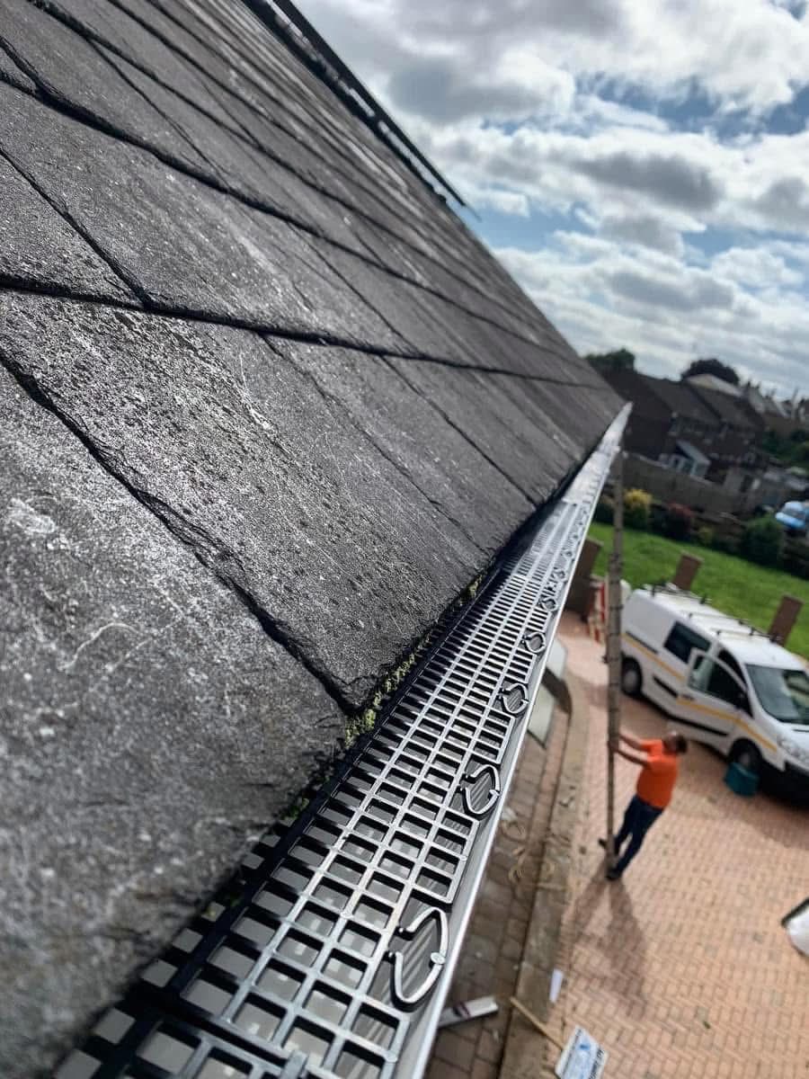 Gutter installation project in St Columb Major