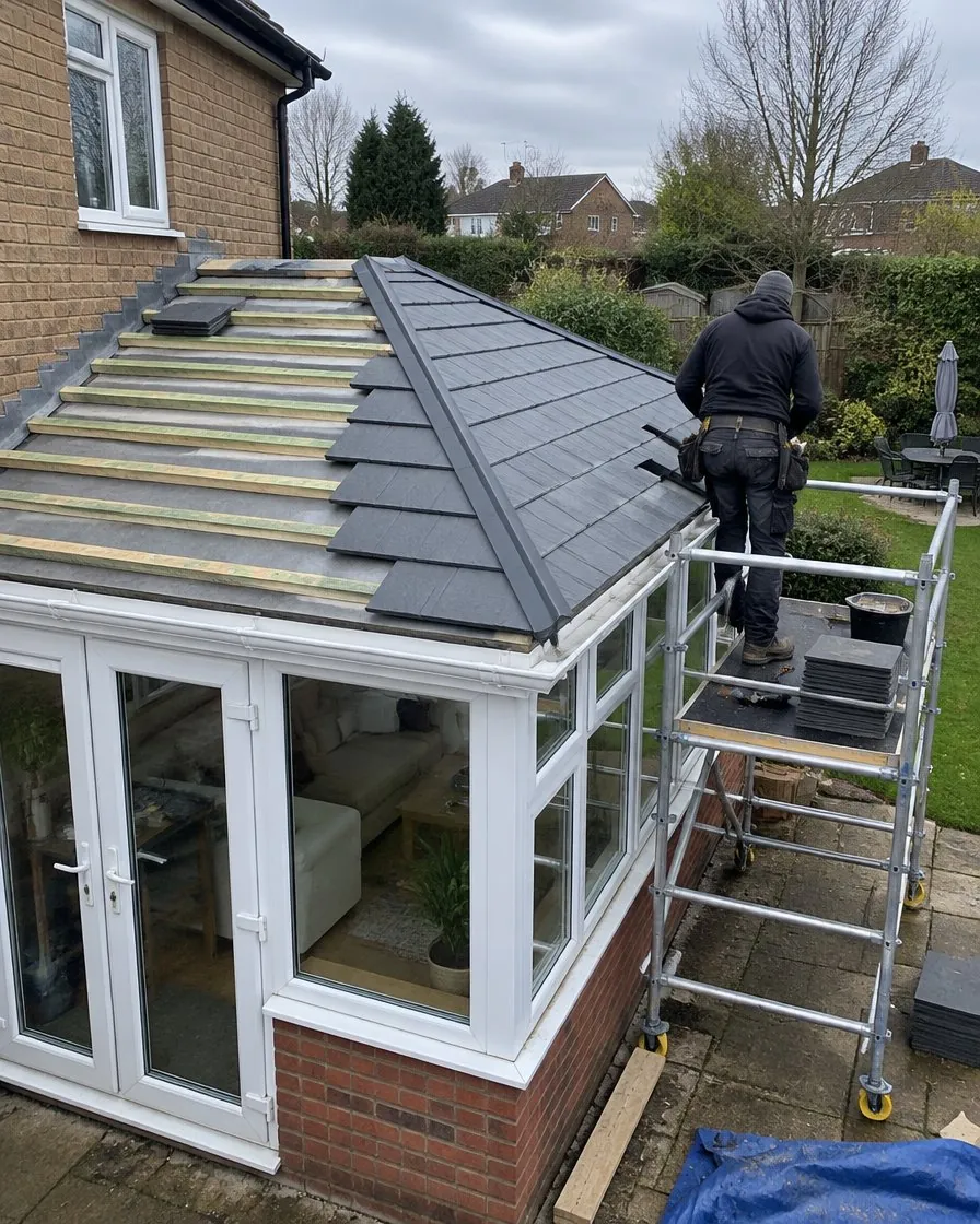 Conservatory roof replacement in St Columb Major