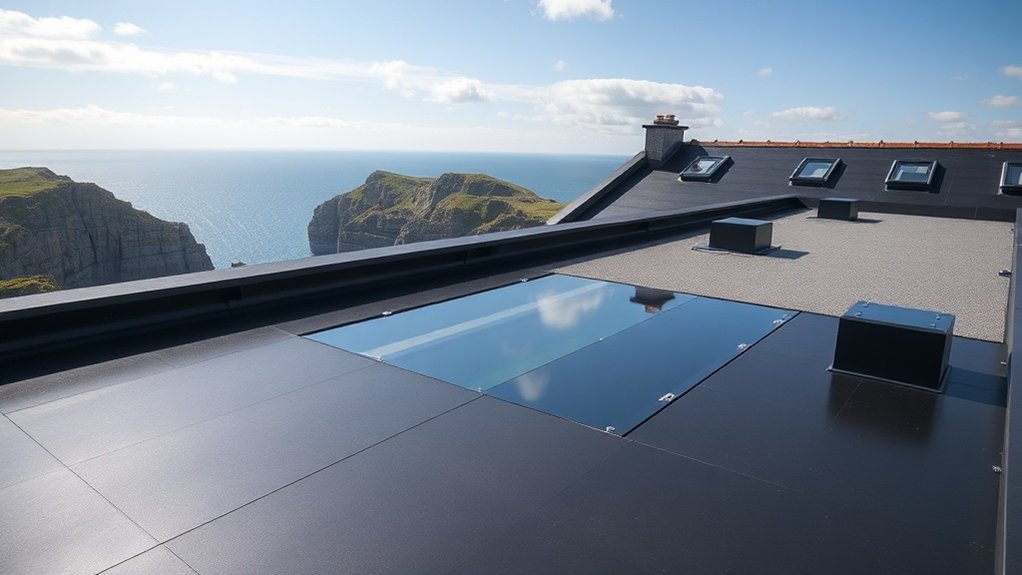 Flat roof installation in St Columb Major