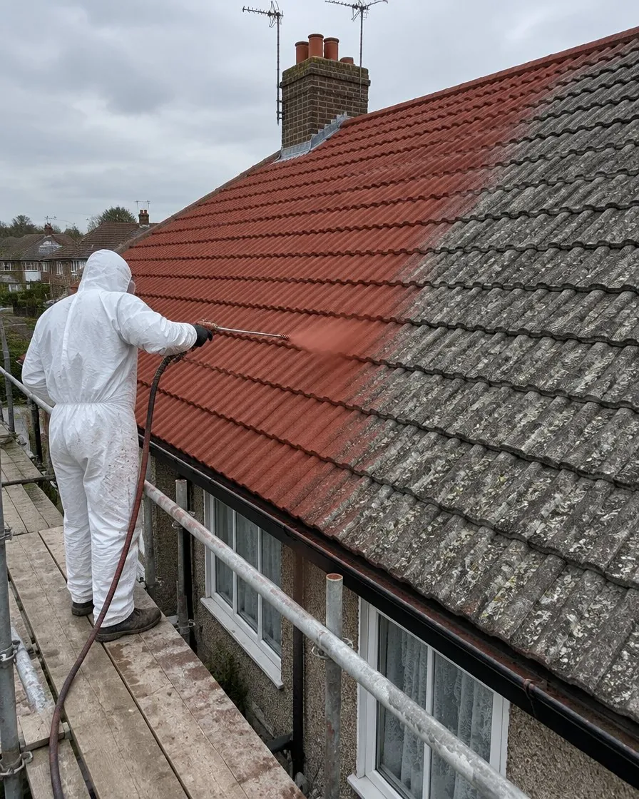 Roof painting and coating in St Columb Major
