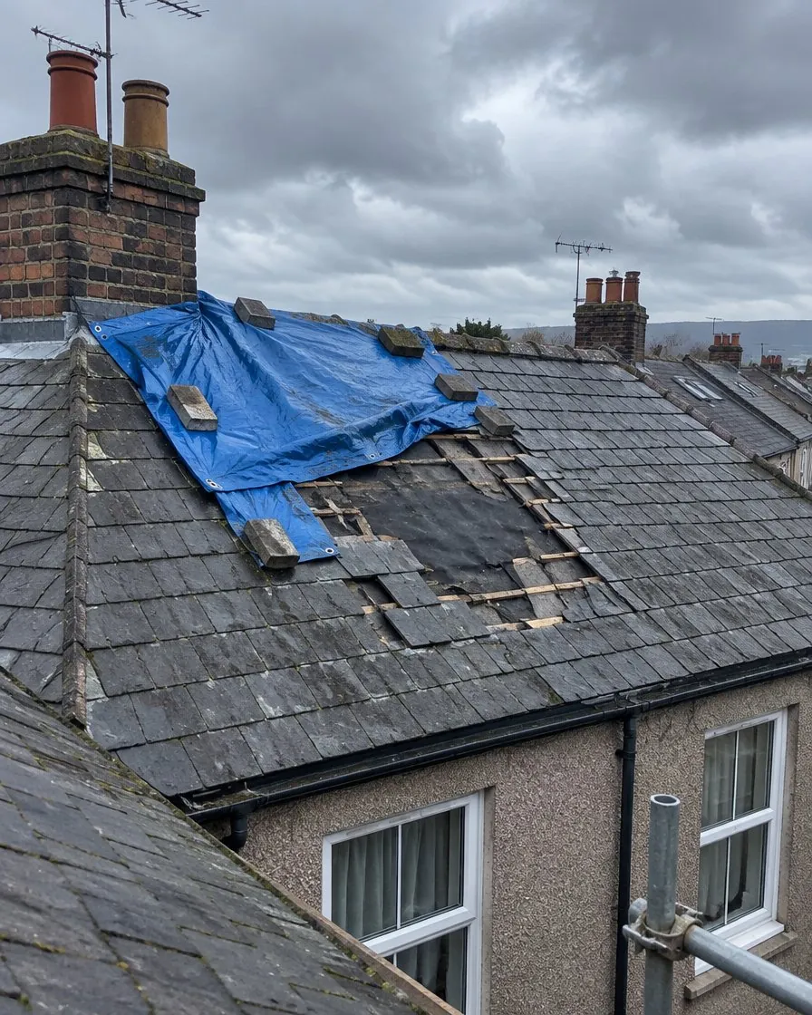 Storm damage and insurance work in St Columb Major